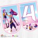 Банер - Поздравителен надпис - Честит Рожден Ден - Хънтрикс - HUNTR/X - KPOP Demon hunters - 01 Банер - Поздравителен надпис - Честит Рожден Ден - Хънтрикс - HUNTR/X - KPOP Demon hunters - 01