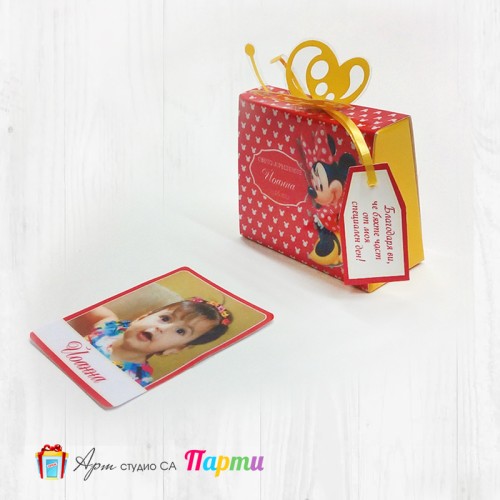 Мини магнитче с кутийка - 007- Мини Маус 