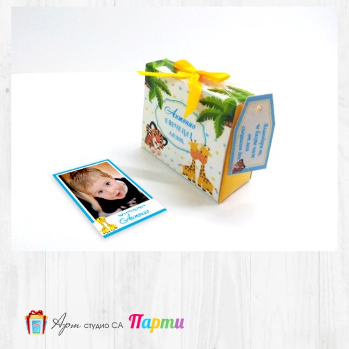 Мини магнитче с кутийка - 008 - Африкански животни