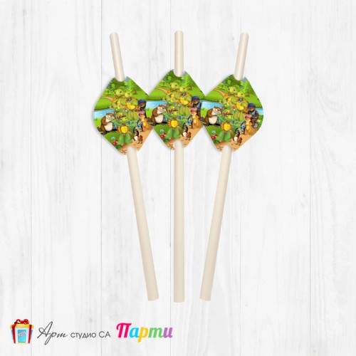 Парти сламки - пакет 12 бр. - Франклин -2