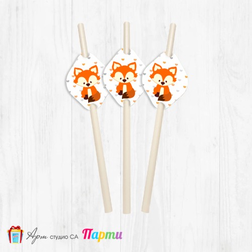 Парти сламки - пакет 12 бр. - Лиско -1