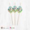 Парти сламки - пакет 12 бр. - Буба - 02