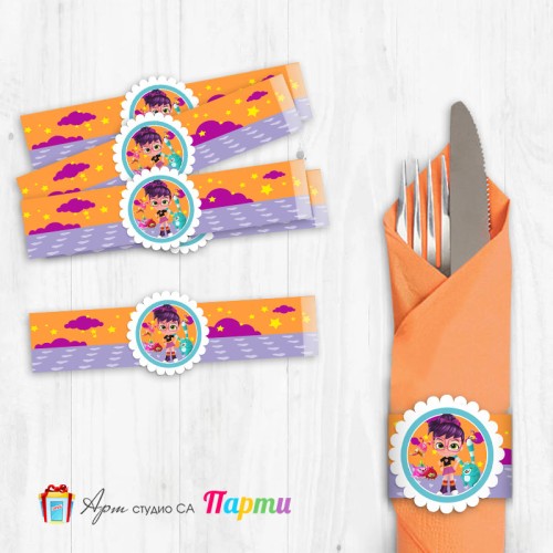 Ринг за салфетка с декорация - Аби Хатчър -1