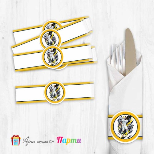 Ринг за салфетка с декорация - Карим Бензема - 1