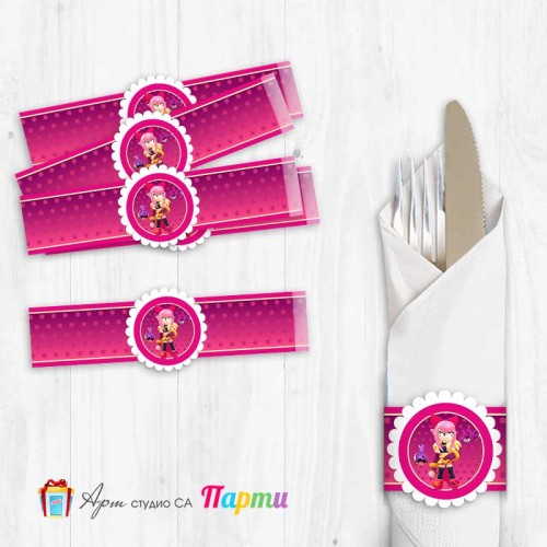 Ринг за салфетка с декорация - Брол Старс - Melodie - 01 Ринг за салфетка с декорация - Брол Старс - Melodie - 01