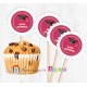 Топери за мъфини - пакет 6 бр. - Абитуриентски бал - 18 Топери за мъфини - пакет 6 бр. - Абитуриентски бал - 18