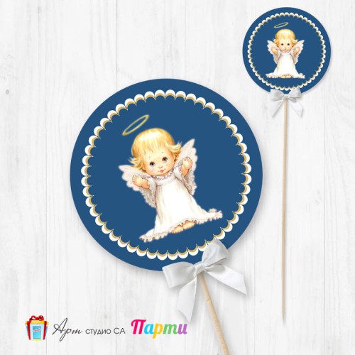Топер за декорация - Ангелче - 01