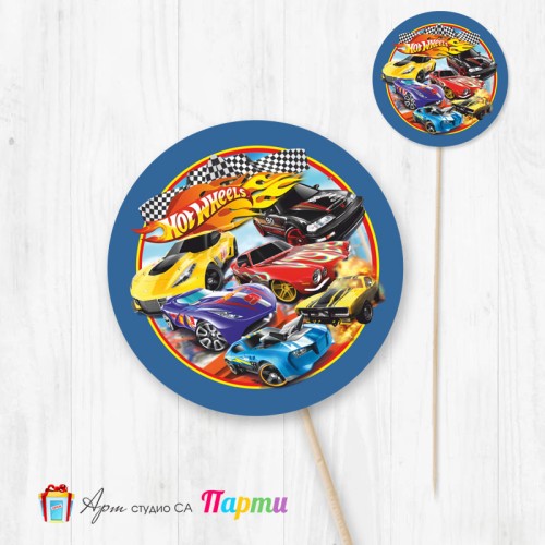 Топер за декорация - Хот уелс - 01 Топер за декорация - Хот уелс - 01