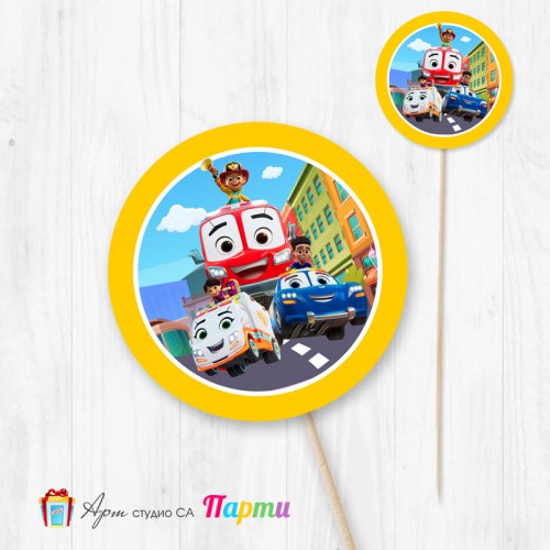 Топер за декорация - Огнеборци - спасители - 01