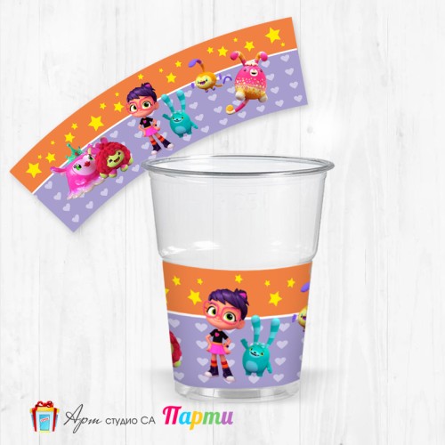 Парти чашки  - пакет 12 броя -  Аби Хатчър - 01