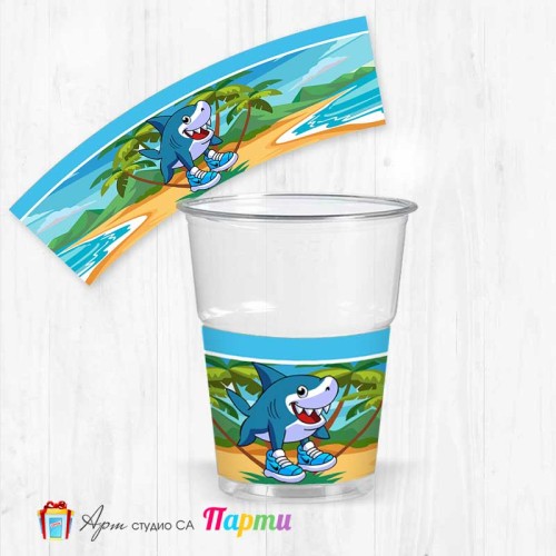 Парти чашки  - пакет 12 броя - Тралалело Тралала - 1