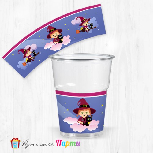 Парти чашки  - пакет 12 броя - Татти и Мисифу - 01