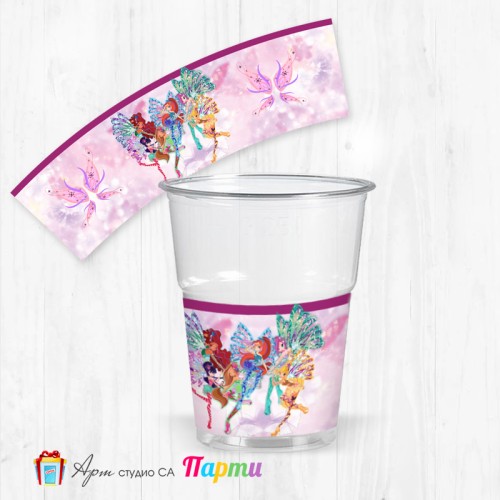 Парти чашки  - пакет 12 броя - Уинкс - 01