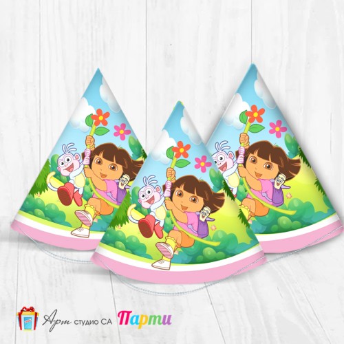 Парти шапка - Дора - 01