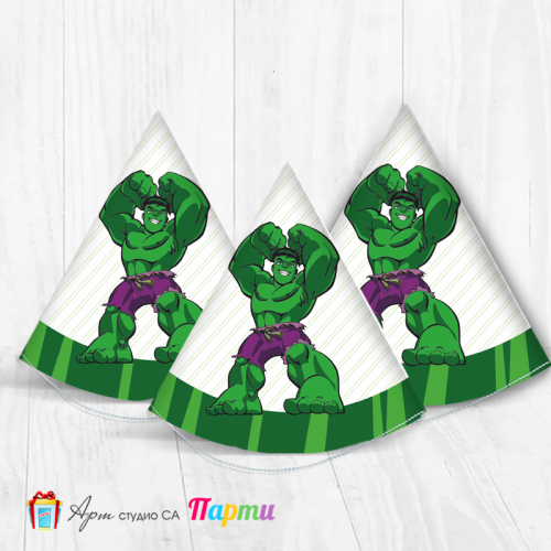 Парти шапка - Хълк - 1