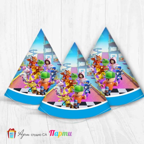 Парти шапка - Стъмбъл Гайс - Stumble guys - 01