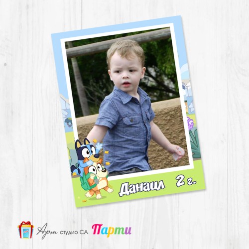 Магнит - детски - 157 - Блуи и Бинго