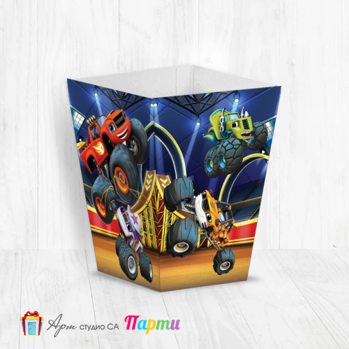 Кутия за пуканки - Пламъчко и машините - 01