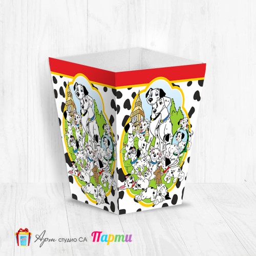 Кутия за пуканки - Сто и един далматинци - 01