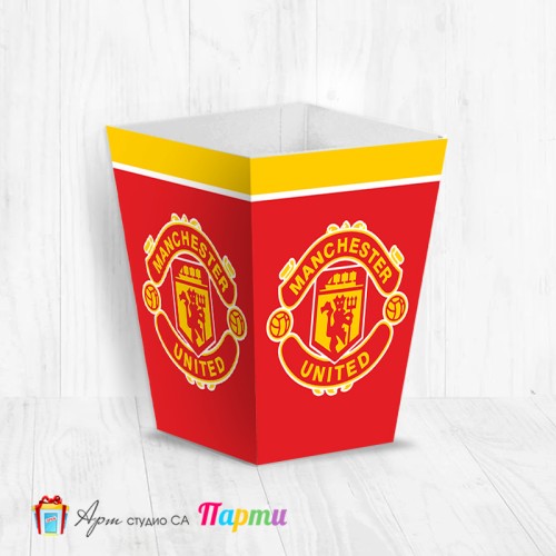 Кутия за пуканки - ФК Манчестър Юнайтед - 01