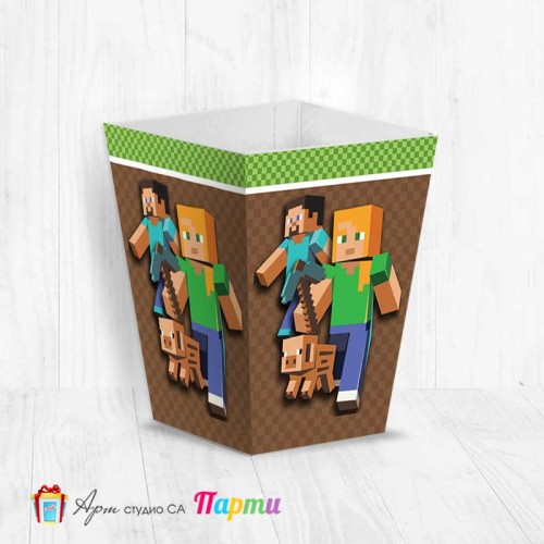 Кутия за пуканки - Майнкрафт - 02