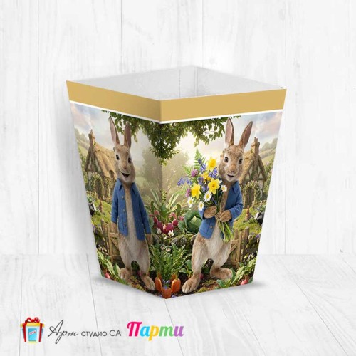 Кутия за пуканки - Зайчето Питър - 01