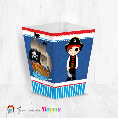 Кутия за пуканки - Пират - 01