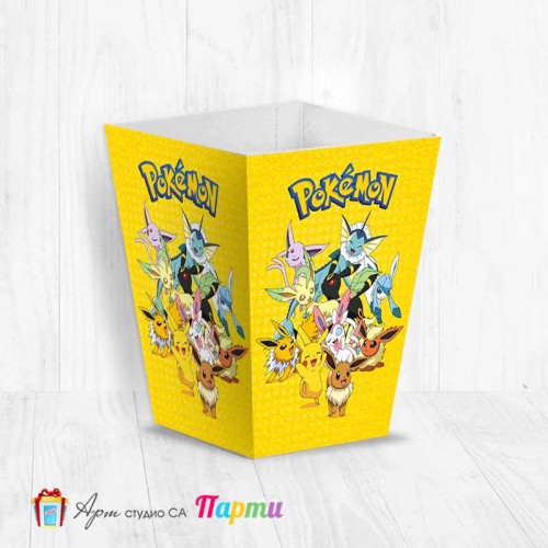 Кутия за пуканки -  Покемон, Пикачу - 01