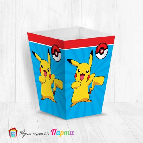 Кутия за пуканки -  Покемон, Пикачу - 02