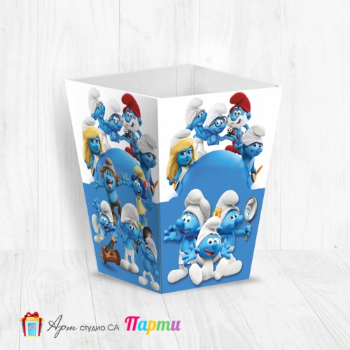 Кутия за пуканки - Смърфчетата - 02