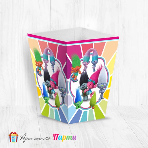 Кутия за пуканки - Тролчета - 01