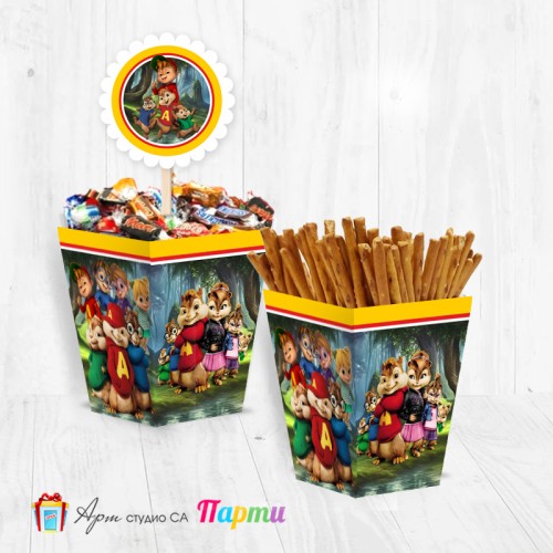 Кутийка за солетки - Алвин и катеричоците - 01