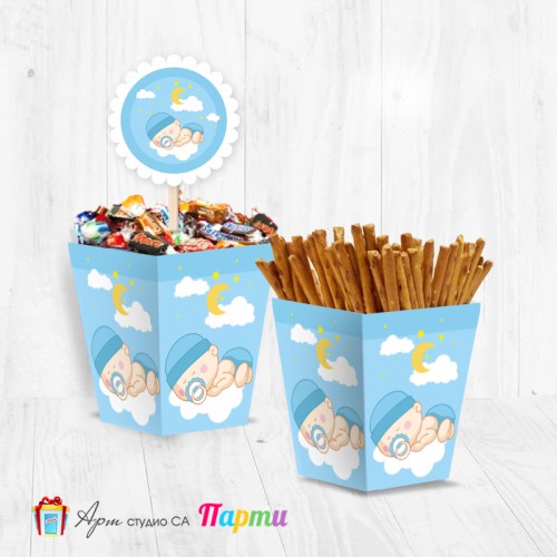 Кутийка за солетки - Бебета "Сладък сън" - момченце - 01