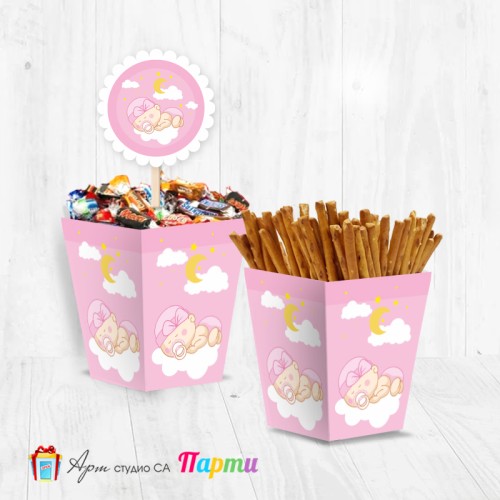 Кутийка за солетки - Бебета "Сладък сън" - момиченце - 01