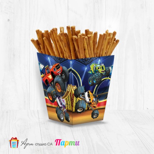 Кутийка за солетки - Пламъчко и машините - 01