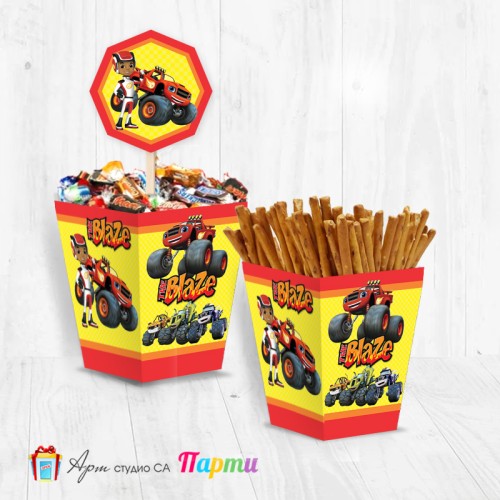 Кутийка за солетки - Пламъчко и машините - 02