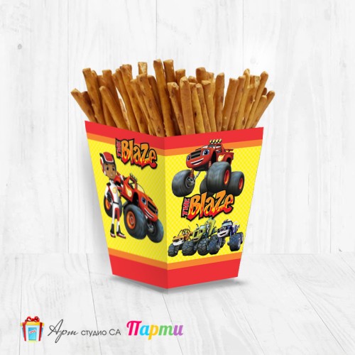 Кутийка за солетки - Пламъчко и машините - 02