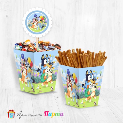 Кутийка за солетки - Блуи и Бинго - 01