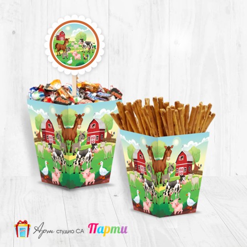 Кутийка за солетки - Животните от фермата - 01