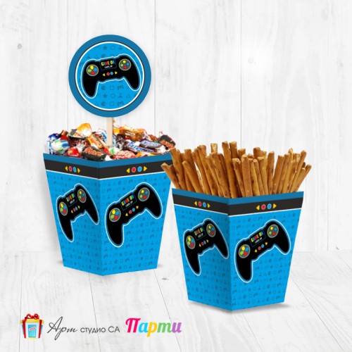 Кутийка за солетки - Геймър парти - 01