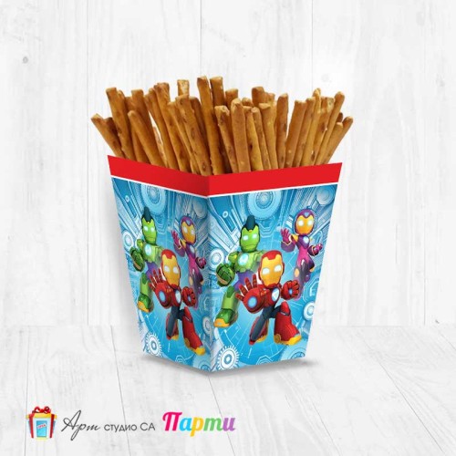 Кутийка за солетки - Железният човек и неговите страхотни приятели - 01