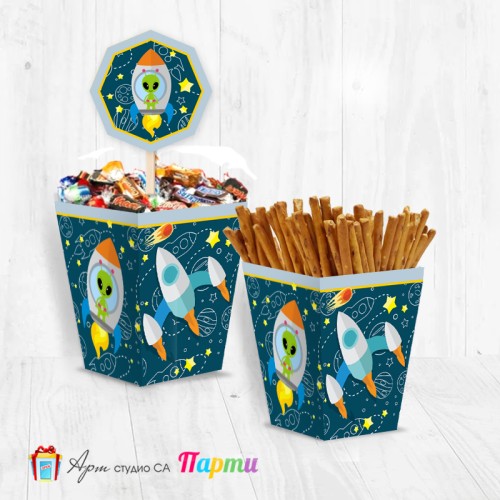 Кутийка за солетки - Космическа ракета - 01
