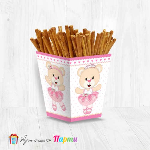 Кутийка за солетки - Мече Балерина - 01