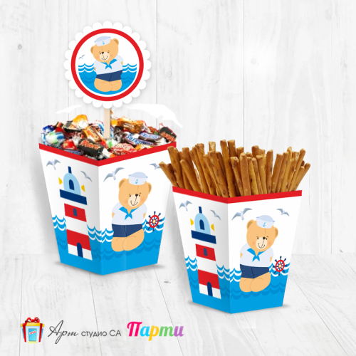 Кутийка за солетки - Мечо Моряк - 01