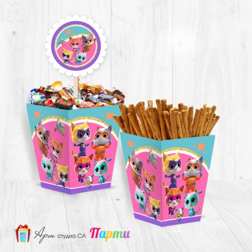 Кутийка за солетки - Супер котета - 01 Кутийка за солетки - Супер котета - 01