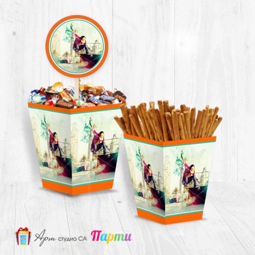 Кутийка за солетки - Скейтборд - 01