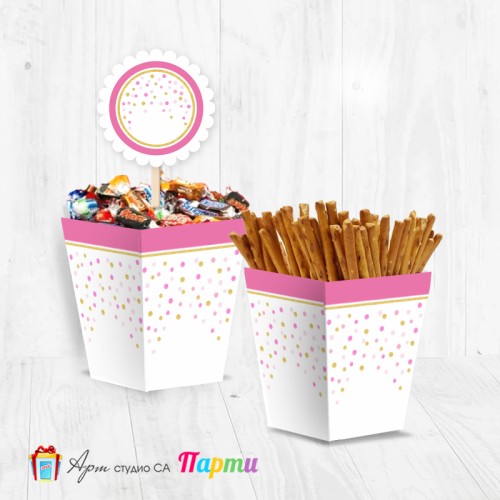 Кутийка за солетки - Точки, точици - 01