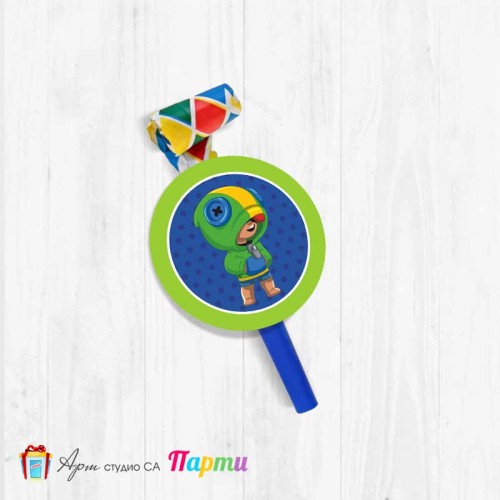 Парти свирка - Брол Старс - Brawl stars - Leon - 01 