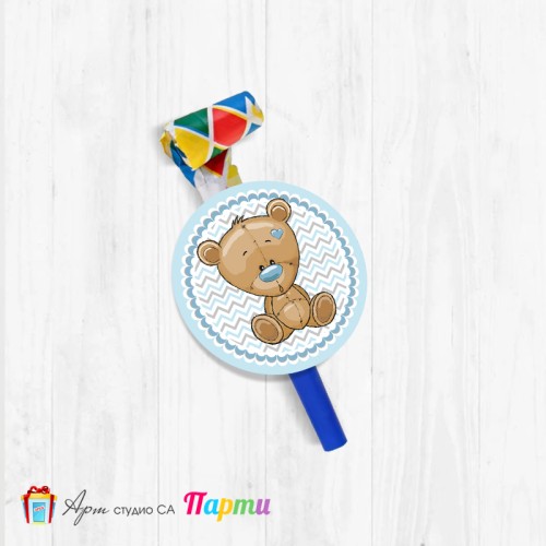 Парти свирка - Мече със синьо носле - 01 Парти свирка - Мече със синьо носле - 01