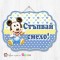 Висяща декорация "Стъпвай смело!" - Мики Маус